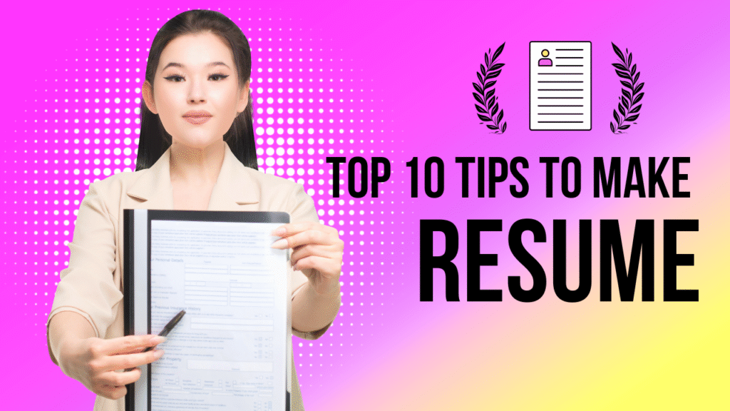 tips for resume