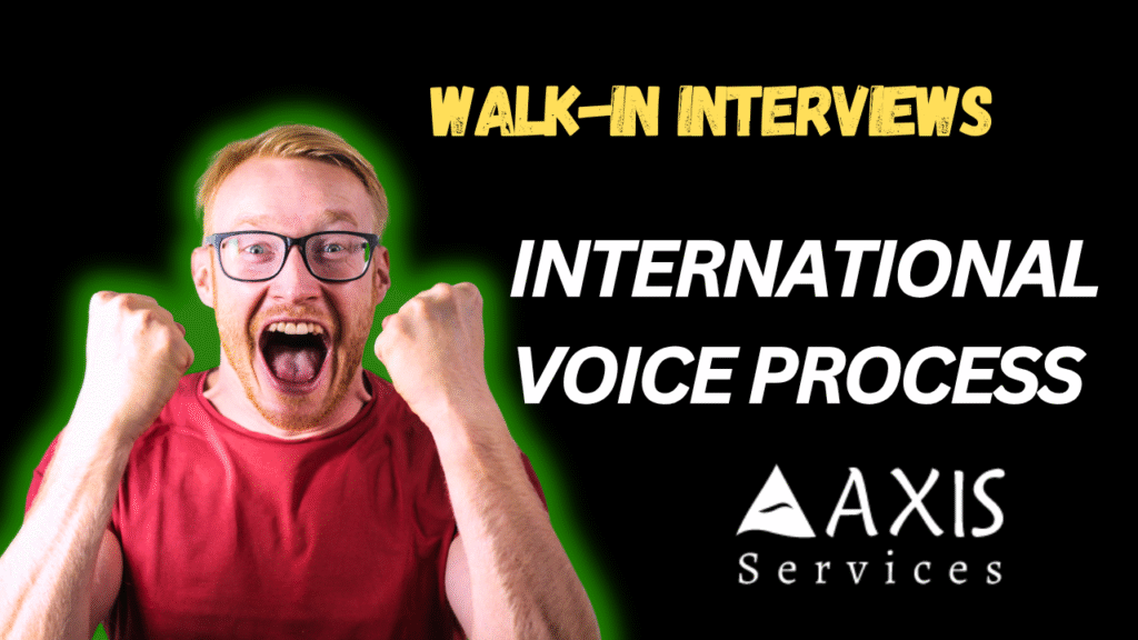 International Voice Process Jobs in Axis Services