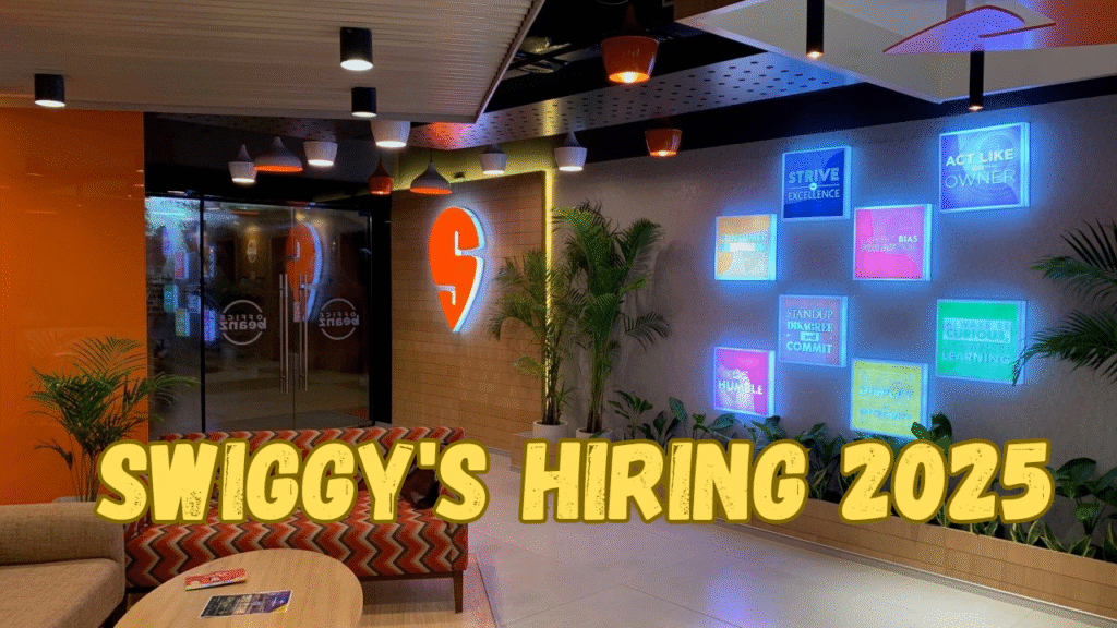 Latest Jobs in Swiggy's 2025