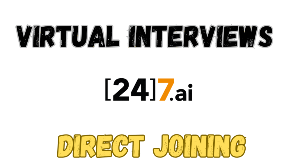 Virtual interview for Voice process in 24/7ai