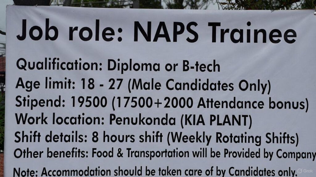 Kia Motors Jobs in Andhra Pradesh PenuKonda