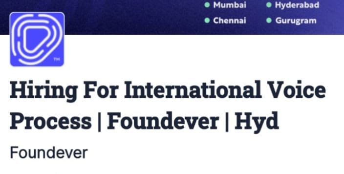 Foundever Walk-in interviews in Hyderabad 2025