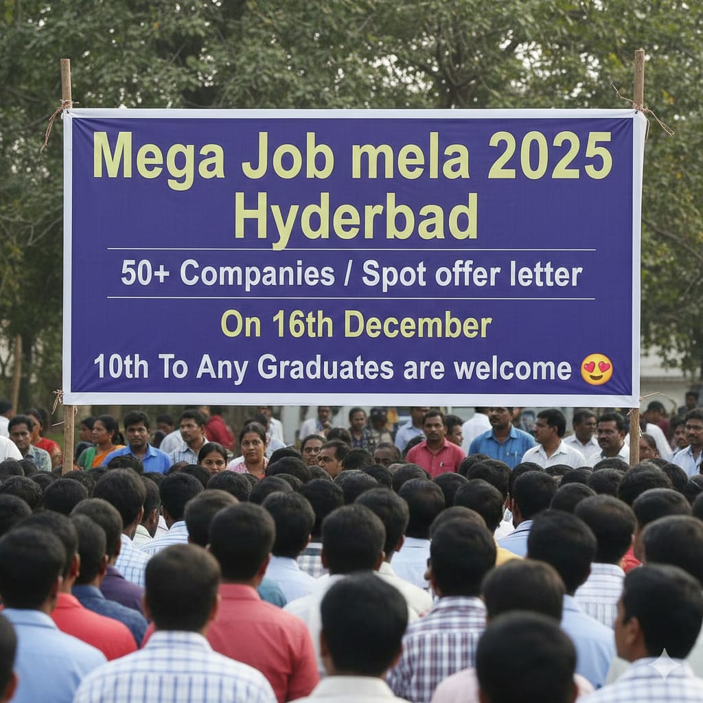 Mega Job Mela in Hyderabad 2025