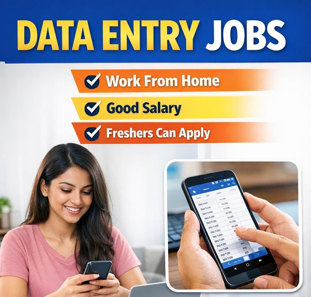 Data Entry Jobs For Freshers 2026
