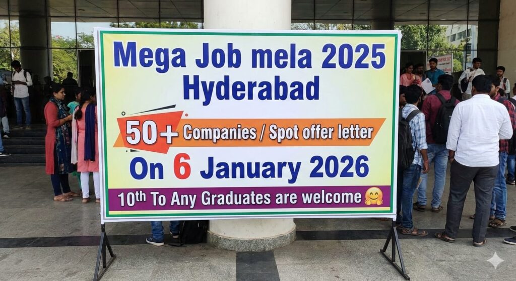 Mega Job Mela in Hyderabad 2026 #Jobmela #jobfair