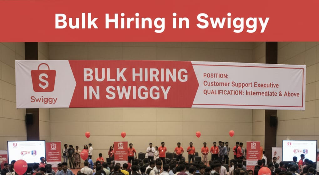 Bulk Hiring in Swiggy Hyderabad 2026