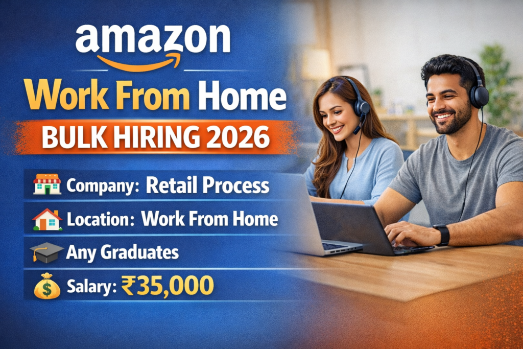 Amazon Is Hiring for Associate-Retail Process Jobs 2025|Apply Now
