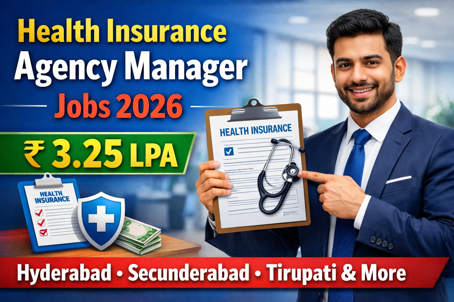 Health Insurance Agency Manager Jobs | 3.25 LPA | Hyderabad (Hi Tech ...