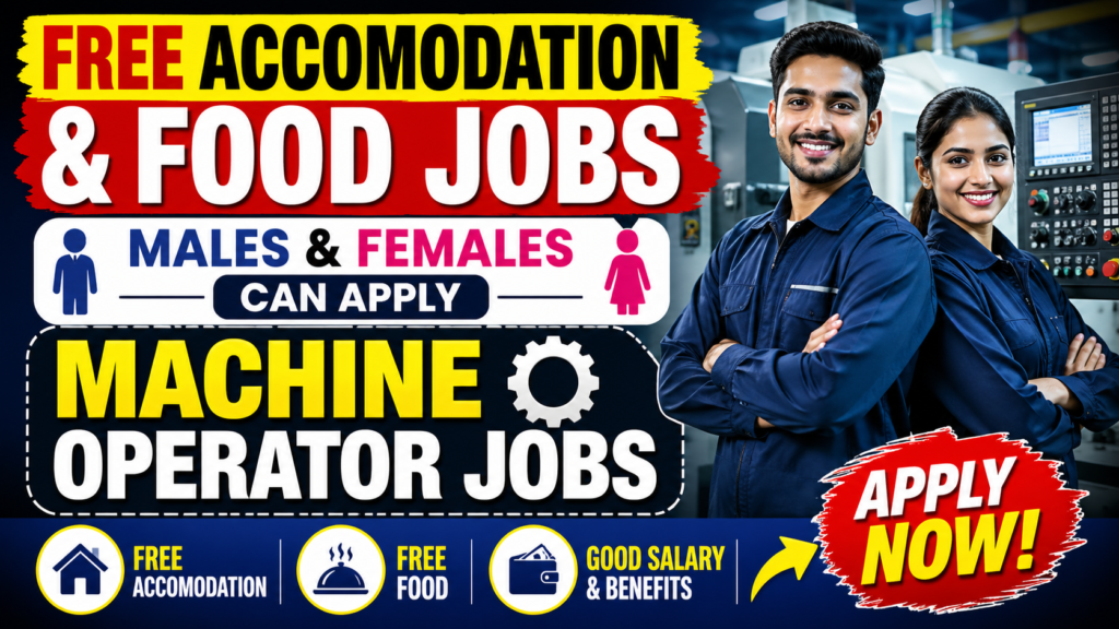 Unskilled Labour Jobs 2026: ₹16,000 to ₹18,000 Salary + Free Accommodation & Food | Hiring Now
