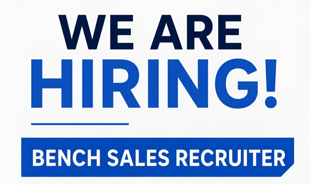 Cogent Cube Bench Sales Recruiter Jobs in Hyderabad 2026 | US IT Staffing | Apply Now