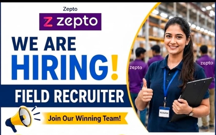 Zepto Field Recruiter Jobs in Hyderabad 2026 | Bulk Hiring & Blue Collar Recruiter Vacancy | Apply Now