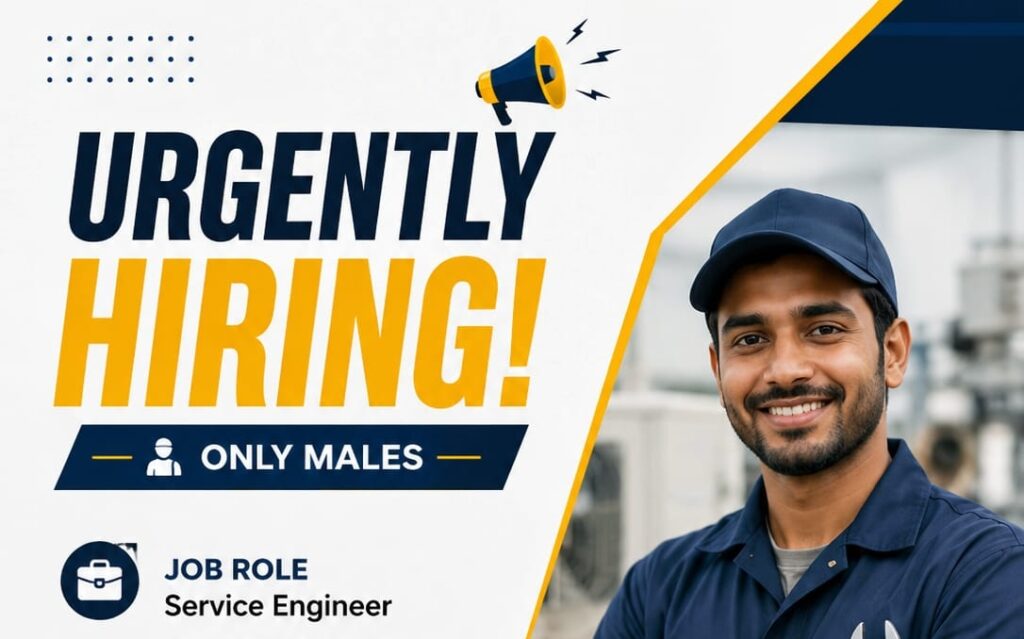 Urgently Hiring Service Engineer in Chengicherla near Boduppal | Fresher Jobs