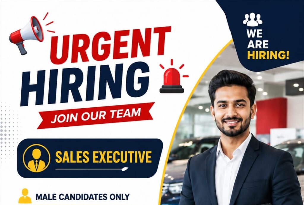 Sales Executive Jobs in Chengicherla Near Boduppal | Urgent Hiring Automobile Industry