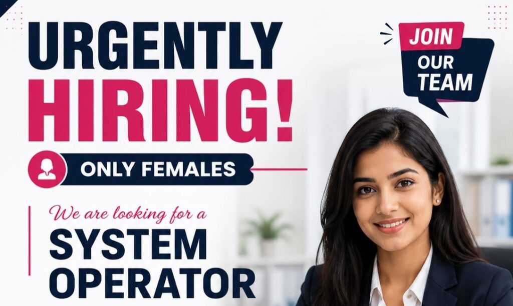 Urgently Hiring System Operator Jobs for Females in Boduppal | Apply Now