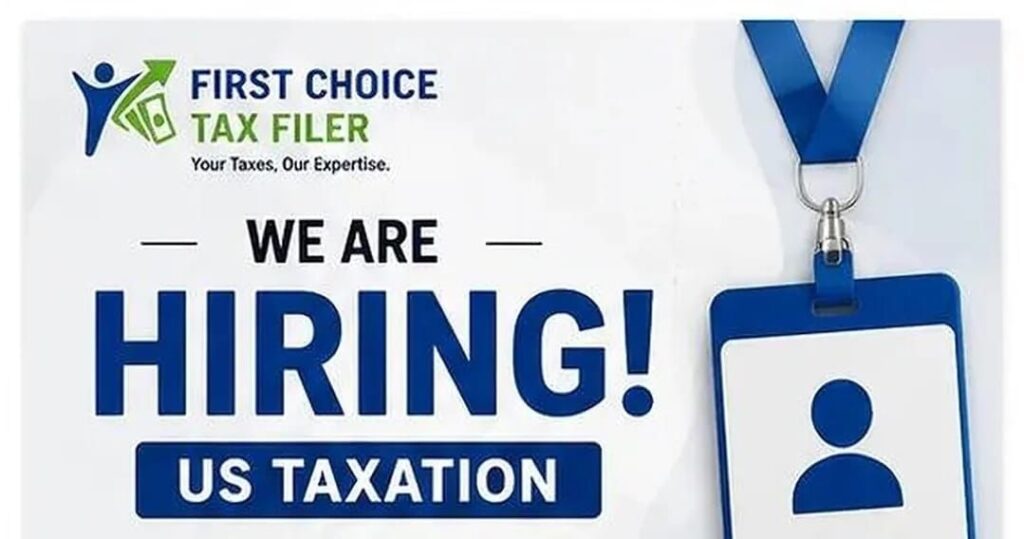 US Taxation Jobs 2026 in Hyderabad | First Choice Tax Filer Hiring | Night Shift | Freshers & Experienced